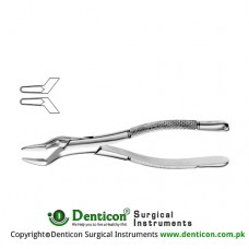 Parmly Alveolar American Pattern Tooth Extracting Forcep Fig. 32A (Upper Canines, Premolars and Molars; Narrow Beaks) Stainless Steel, Standard
